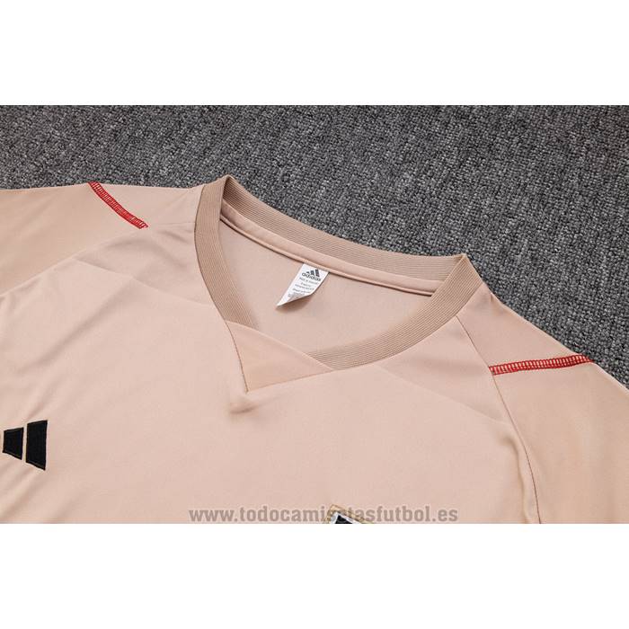 Chandal del Sao Paulo Manga Corta 2023-2024 Amarillo - Pantalon Corto